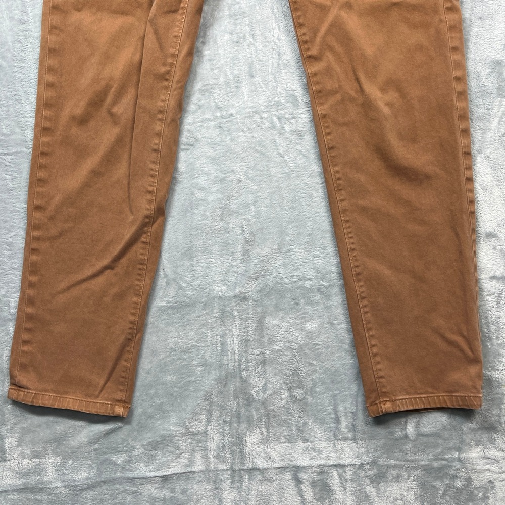 Bonobos Slim Taper Pants Jeans Mens 28x30 Brown Olimpias Italian Cotton Chinos - Picture 3 of 15